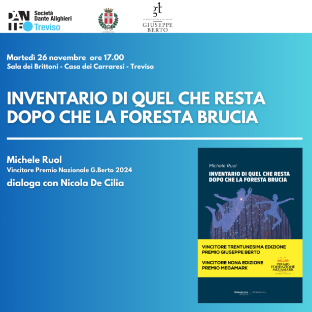 26-11-2024 Michele Ruol-Vincitore Premio Nazionale G. Berto 2024 dialoga con Nicola De Cilia